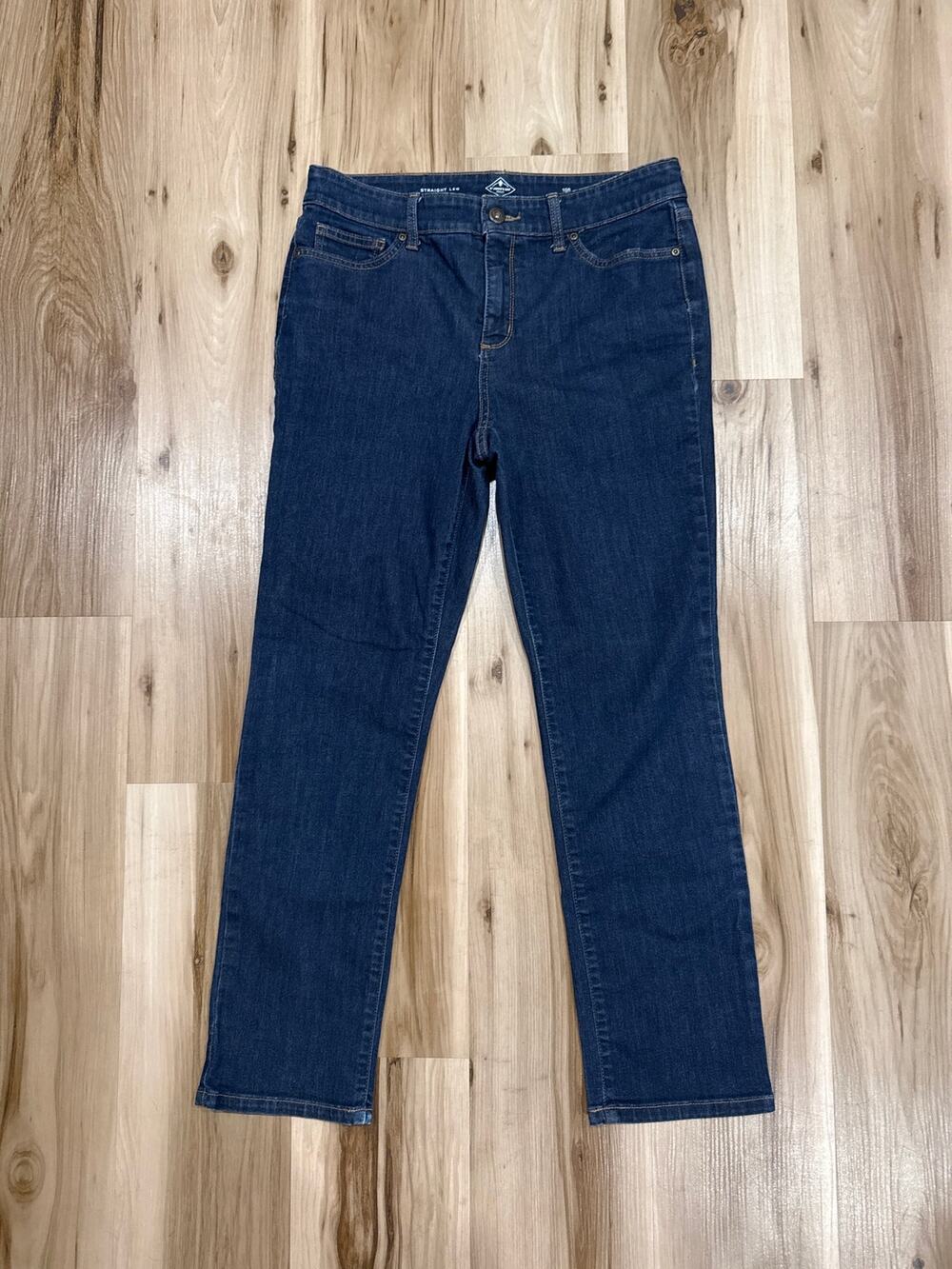 St. John's Bay Straight Leg Blue Jeans Women's Size 10S